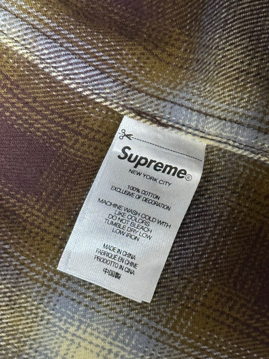 슈프림 플란넬 자켓 상품이미지5