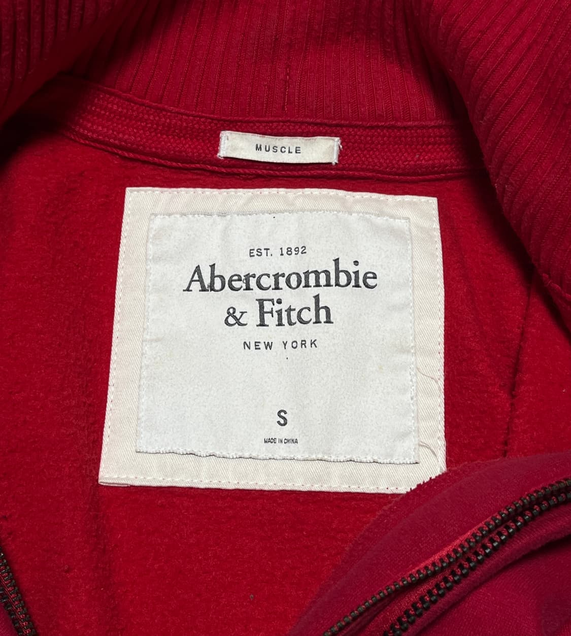 공용 아베크롬비 머슬 울프죠 후드 집업 후드티 S 상품이미지8