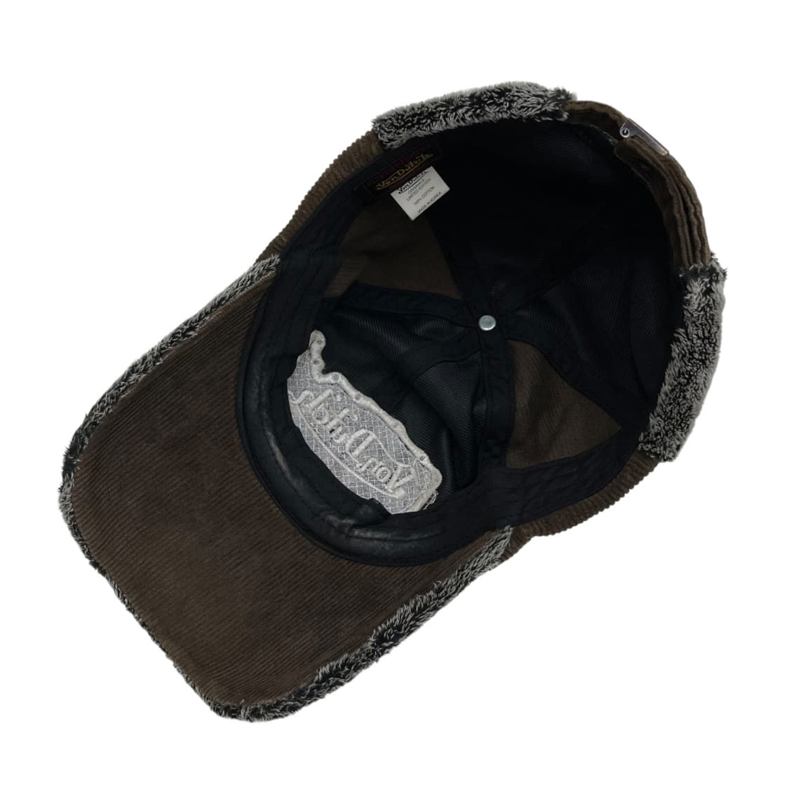 본더치 y2k 윈터 브라운 코듀로이 캡 상품이미지7