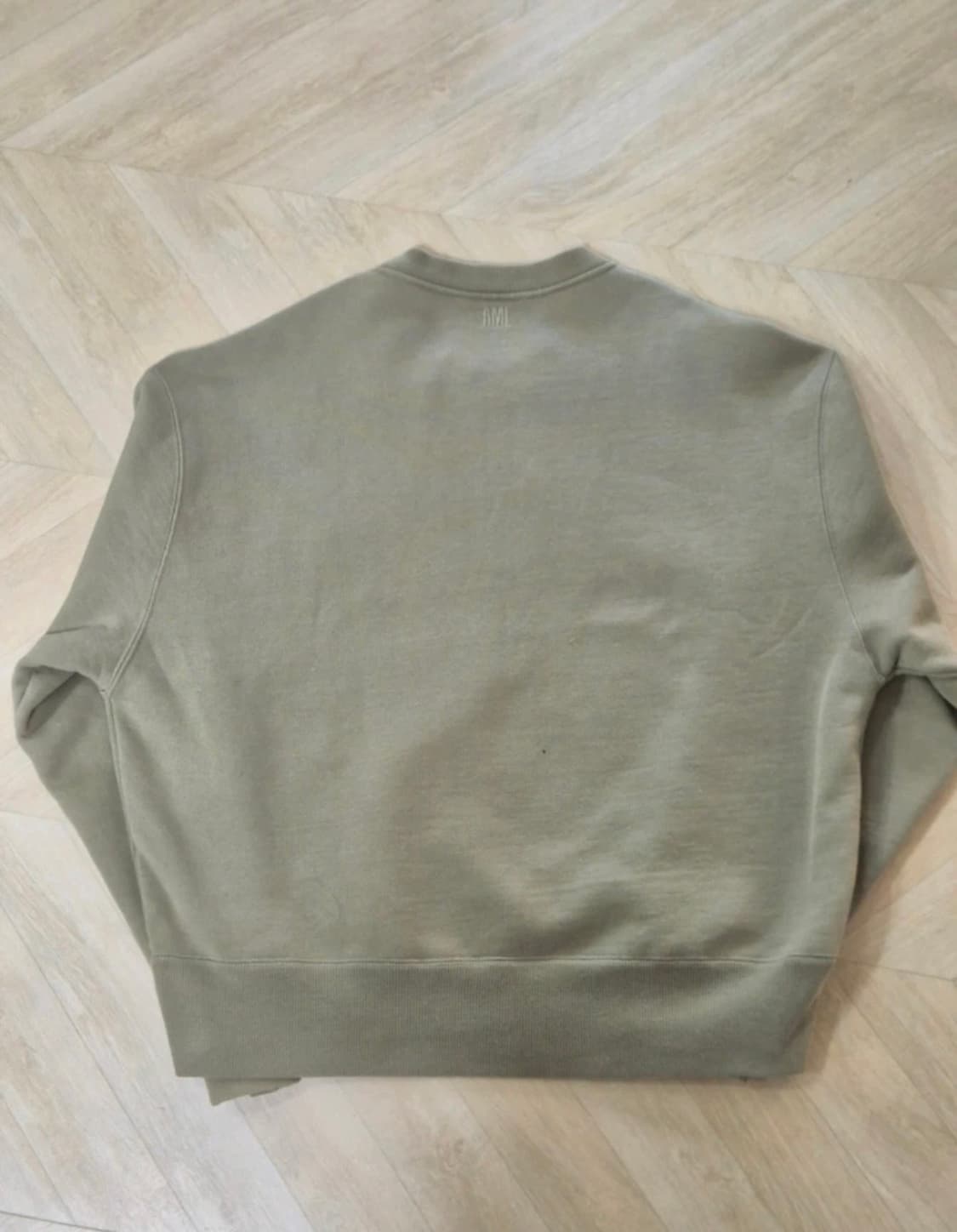 아미 맨투맨 올리브그린 xl 상품이미지2