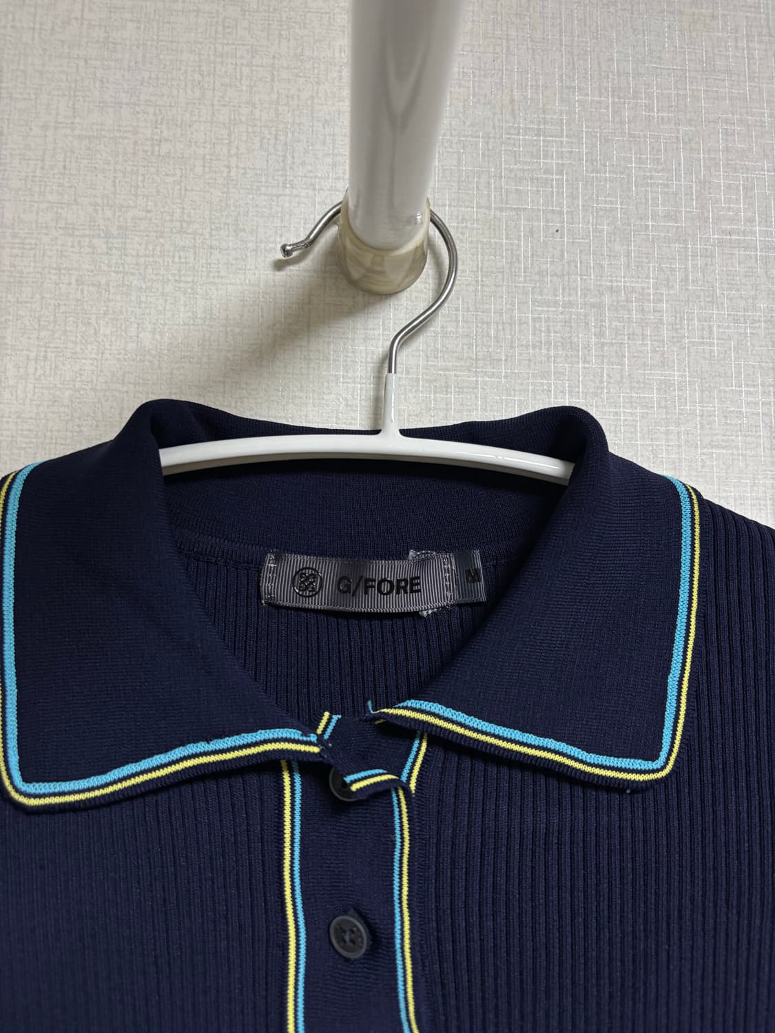 G/FORE 지포어 골프 카라 니트 반팔 폴로 상품이미지2
