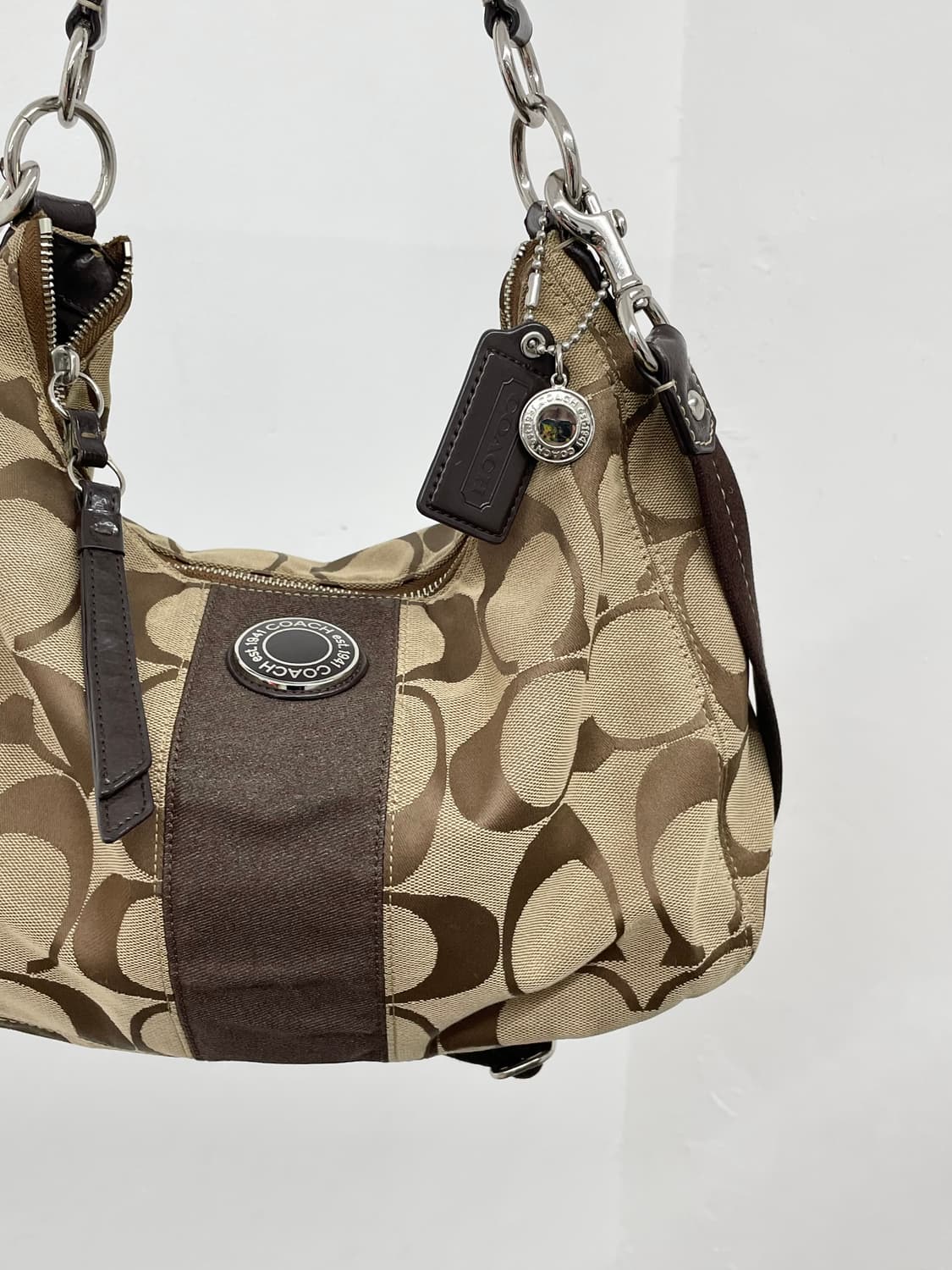 코치 자카드 호보백 상품이미지7