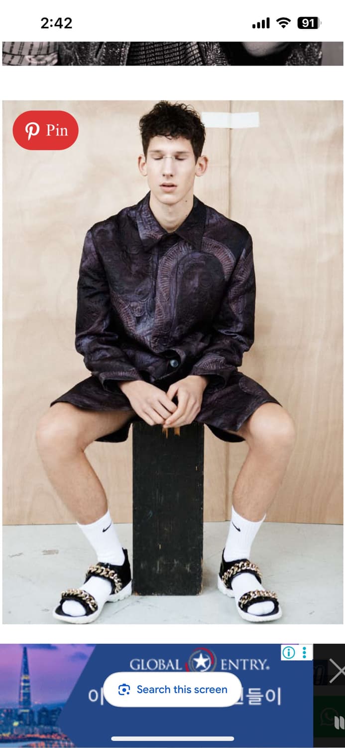 Givenchy 13SS Silk Virgin Mary Coat  상품이미지2