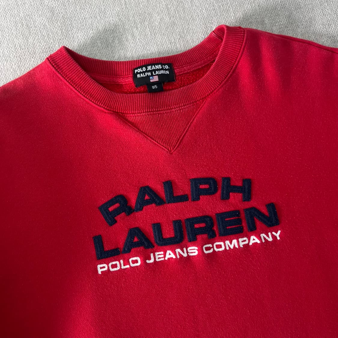 95 폴로랄프로렌 진스 스펠아웃 맨투맨 상품이미지2