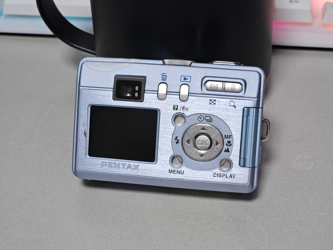 펜탁스 옵티오 s40 키키 디카 스카이블루 상품이미지5