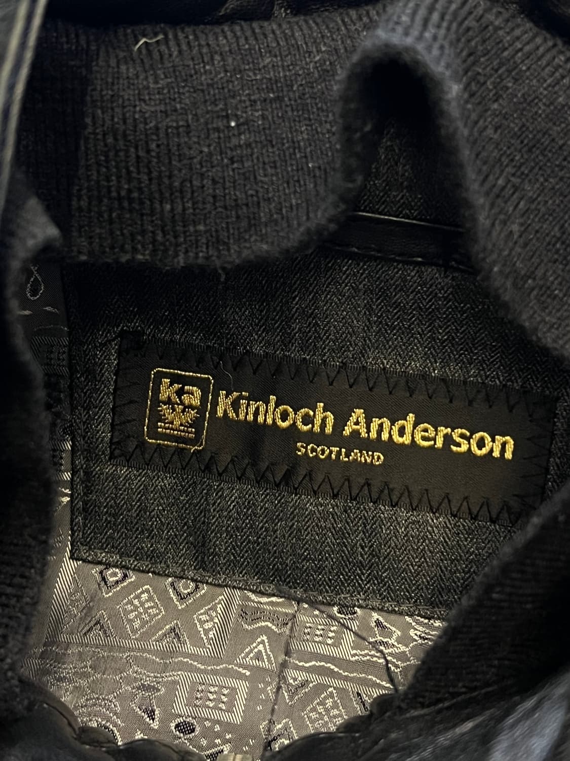 빈티지 스코틀랜드 송아지 가죽 자켓 처분  상품이미지3