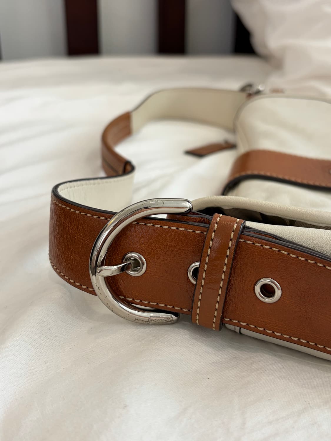 [Coach] 빈티지 소호백 화이트 상품이미지4