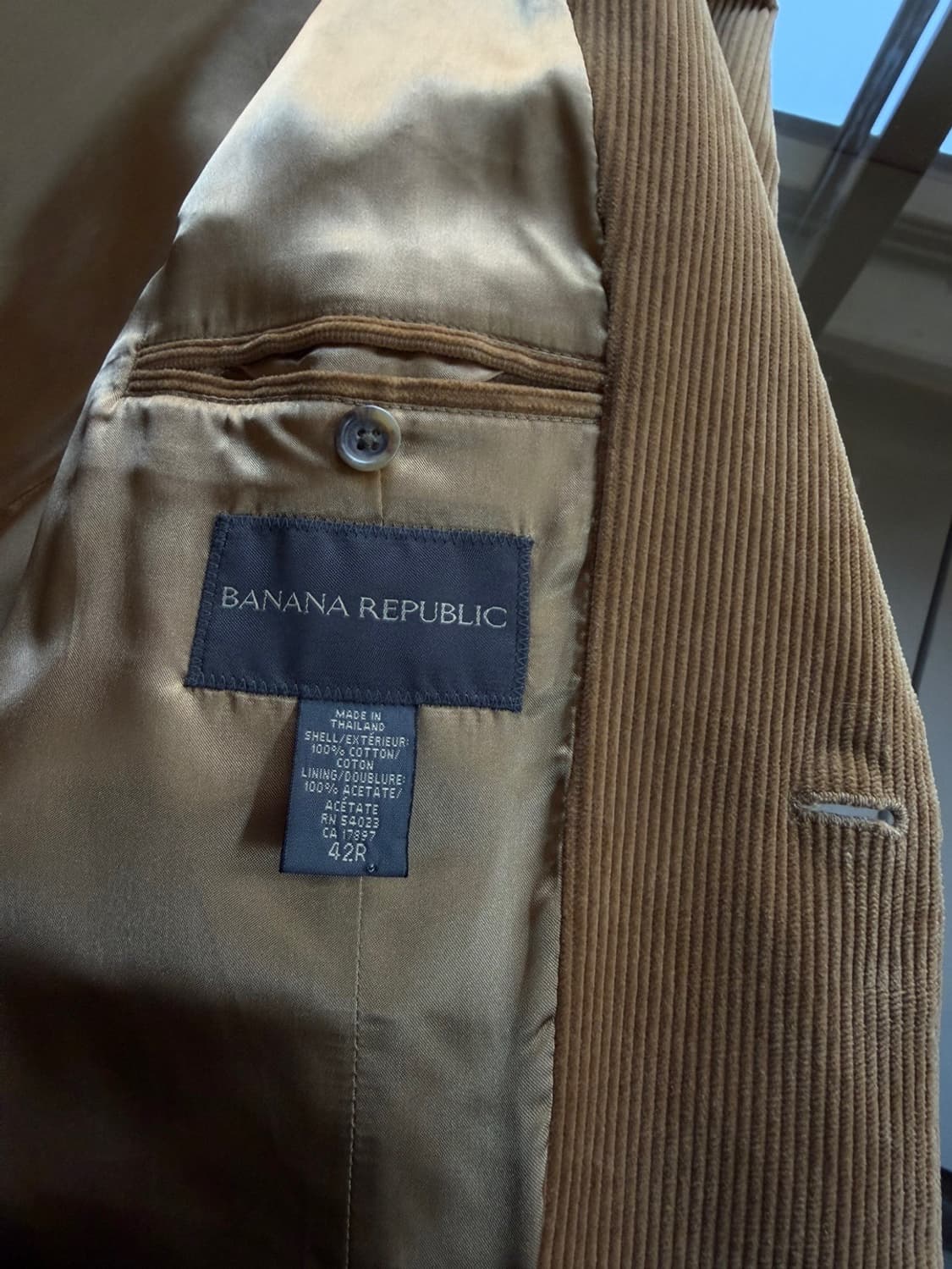 바나나 리퍼블릭 코듀로이 자켓 105 상품이미지7