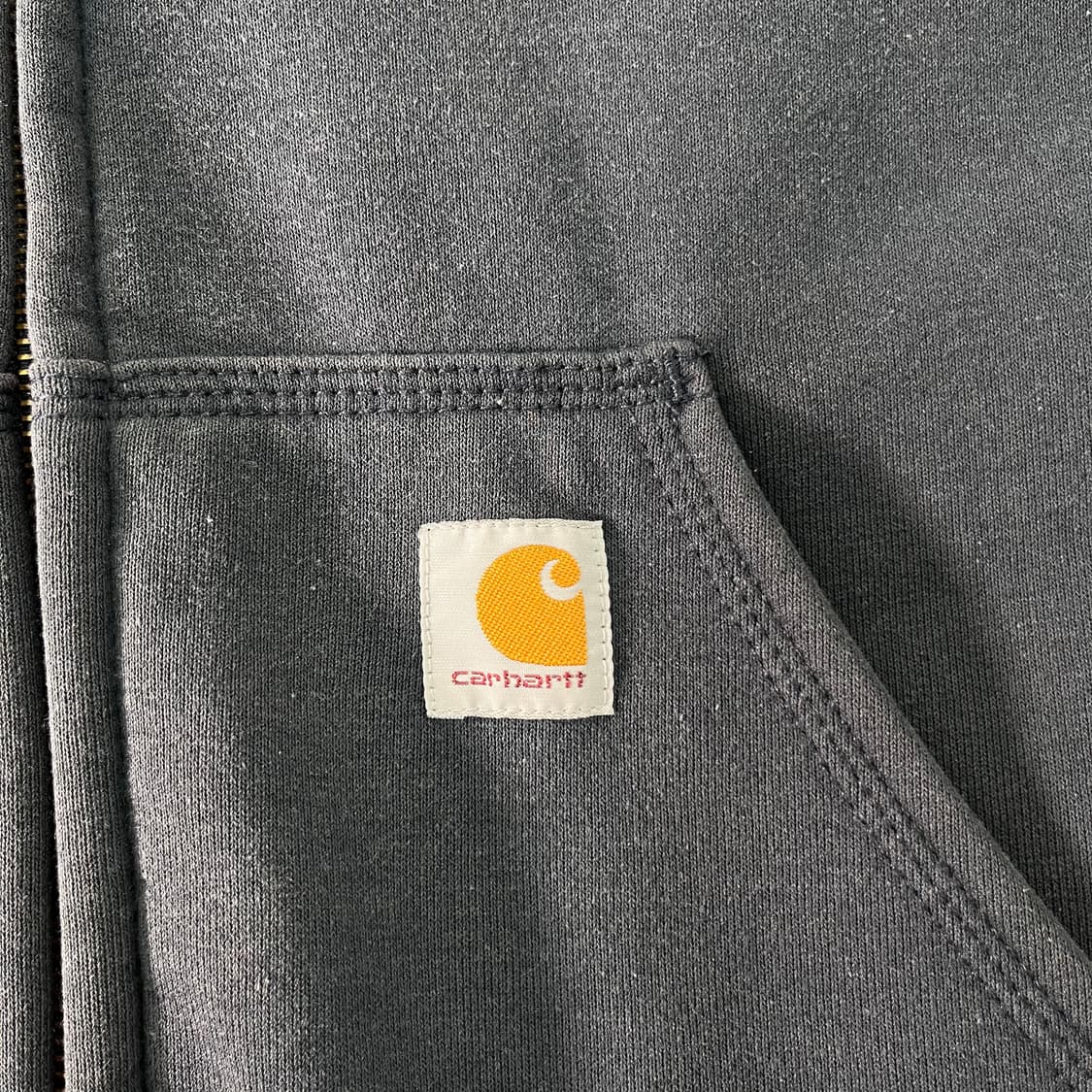 105 칼하트 써멀 네이비 후드집업 상품이미지6