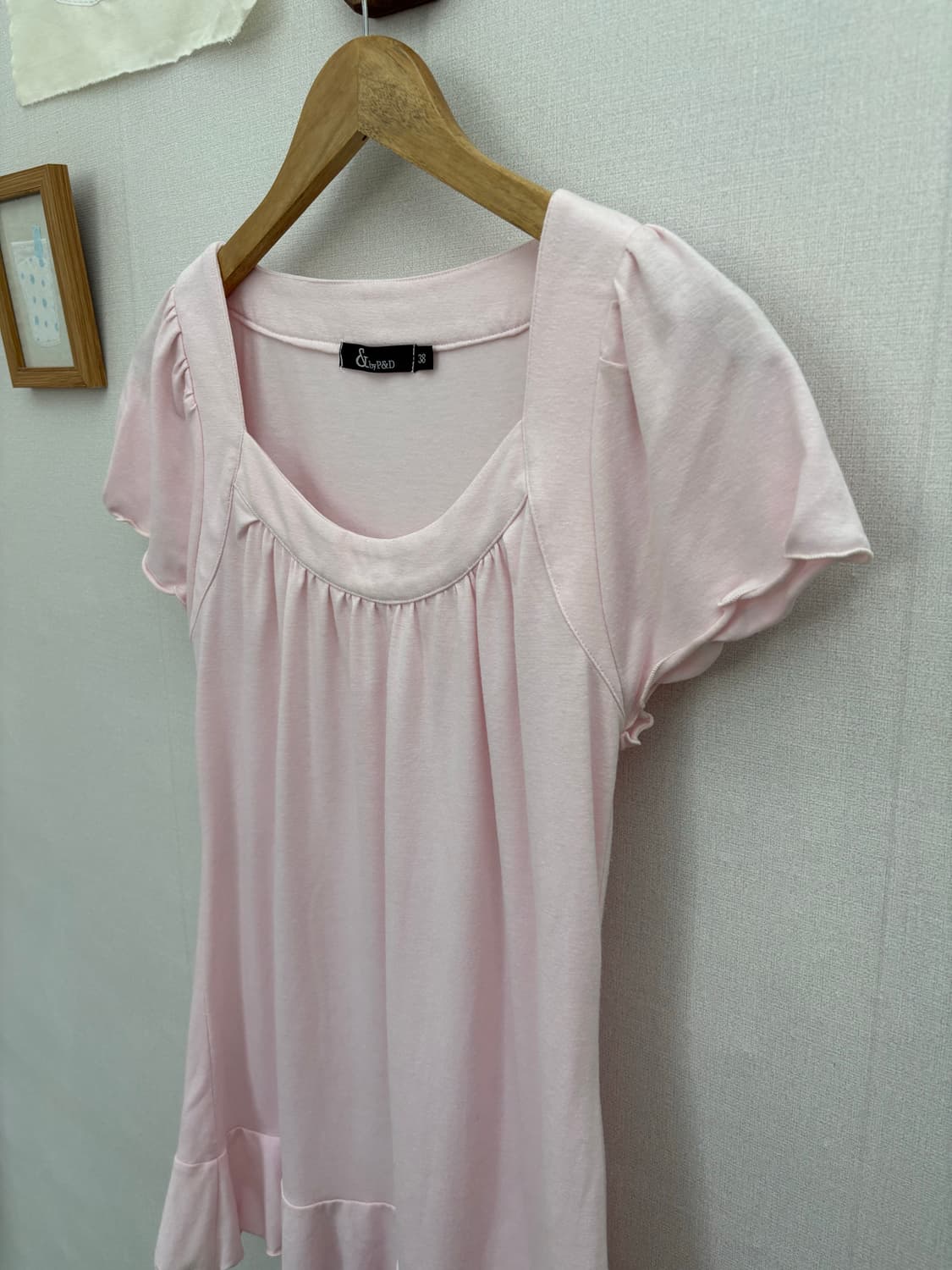 딸기우유 핑크 블라우스 상품이미지6
