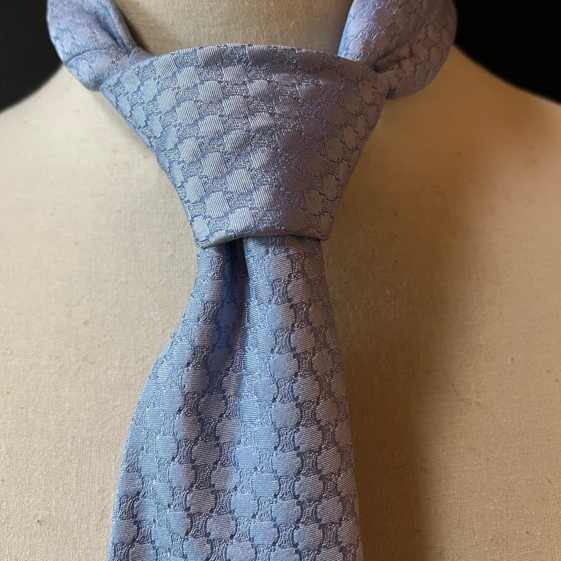 00s 셀린느 시그니처 자카드 넥타이 상품이미지5