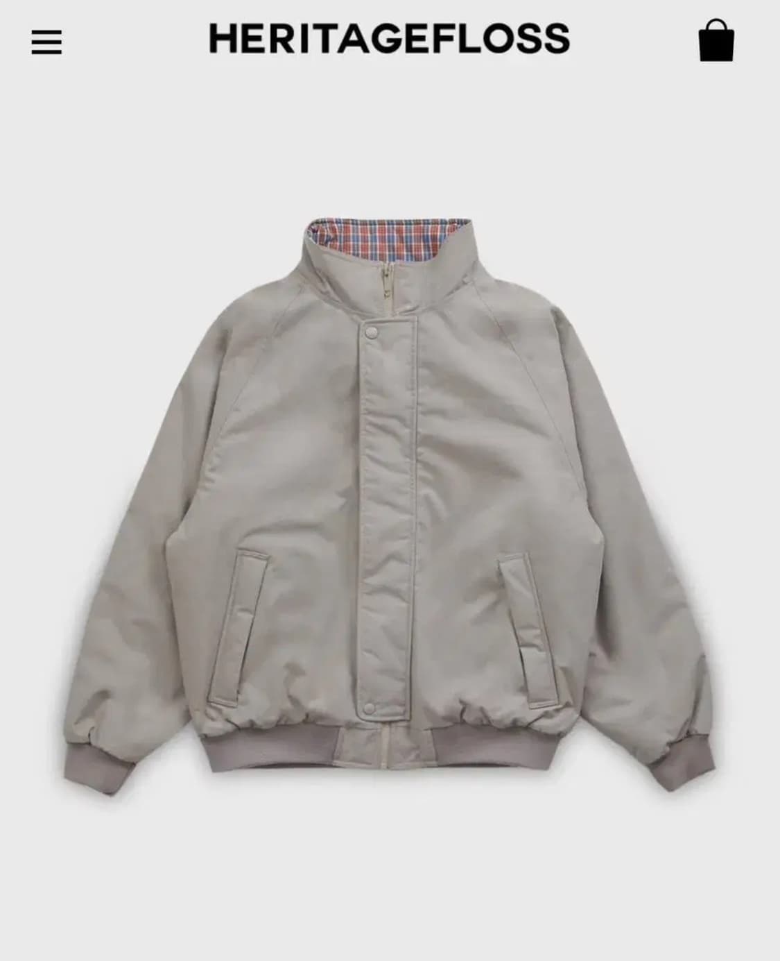헤리티지플로스 리버시블 봄버자켓 S 사이즈 팝니다 상품이미지1