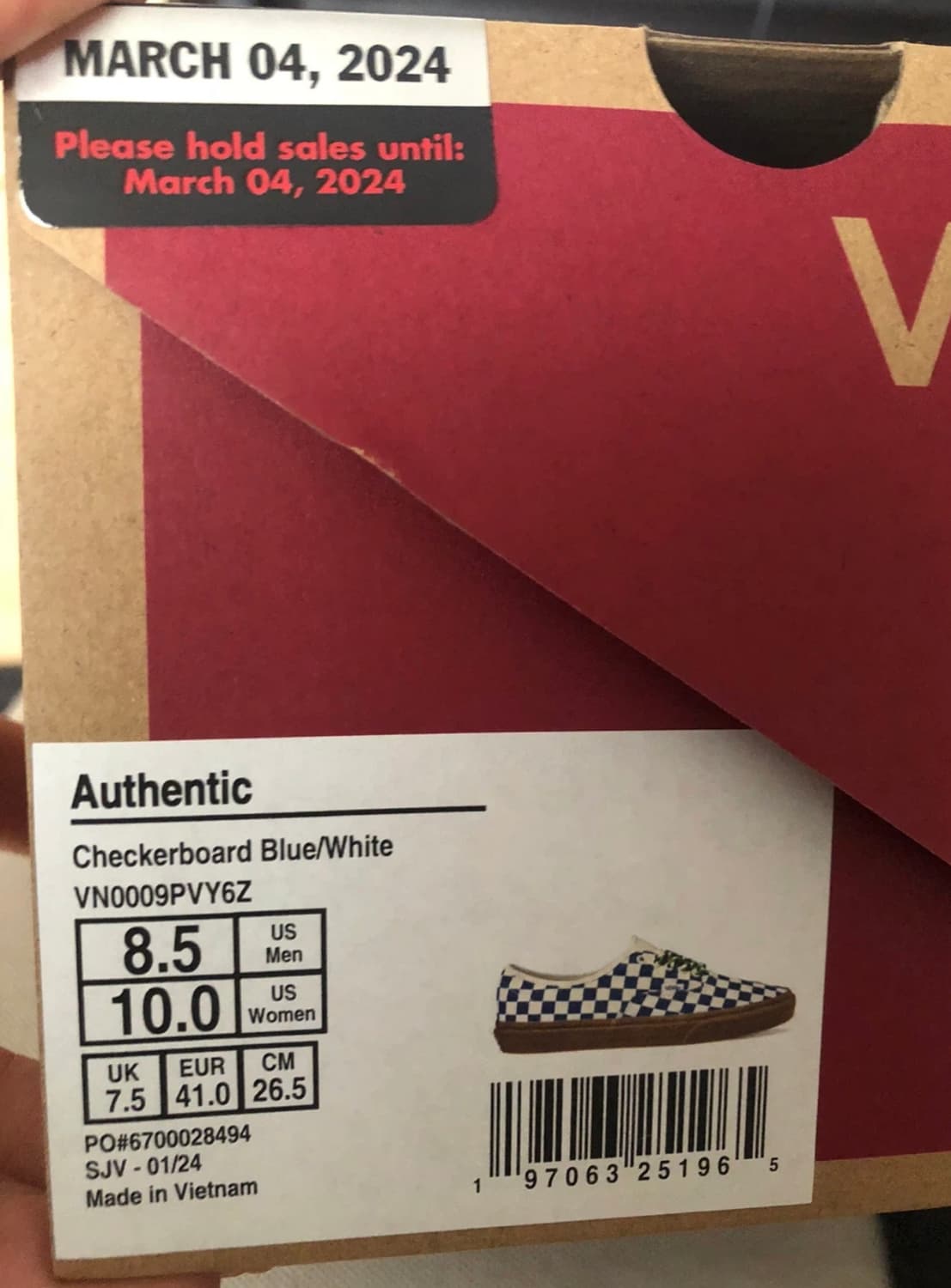 반스 어센틱265 새상품 상품이미지3