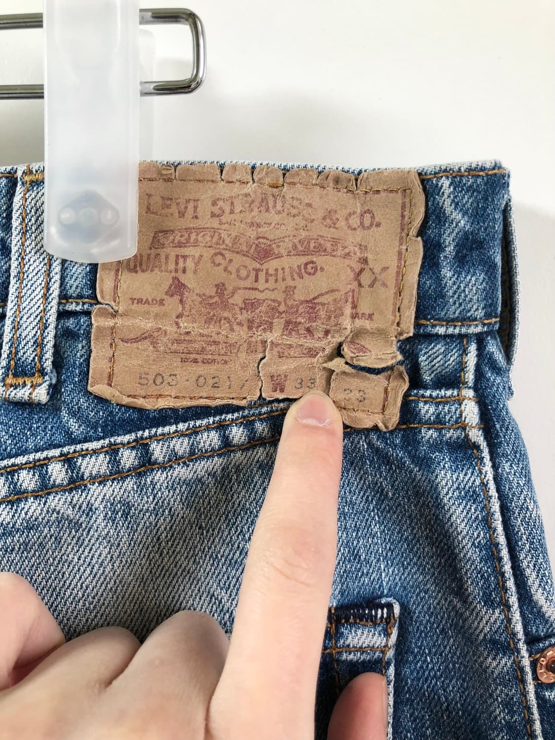 리바이스 503 빈티지 데님 상품이미지4