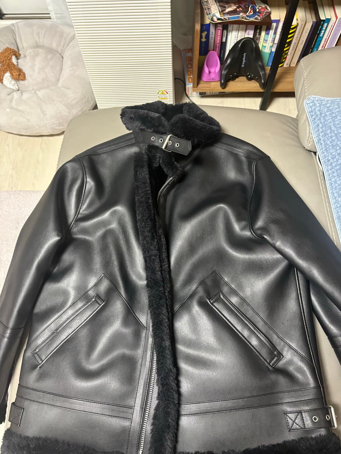 도프제이슨 무스탕 XL 실착 1회 상품이미지3