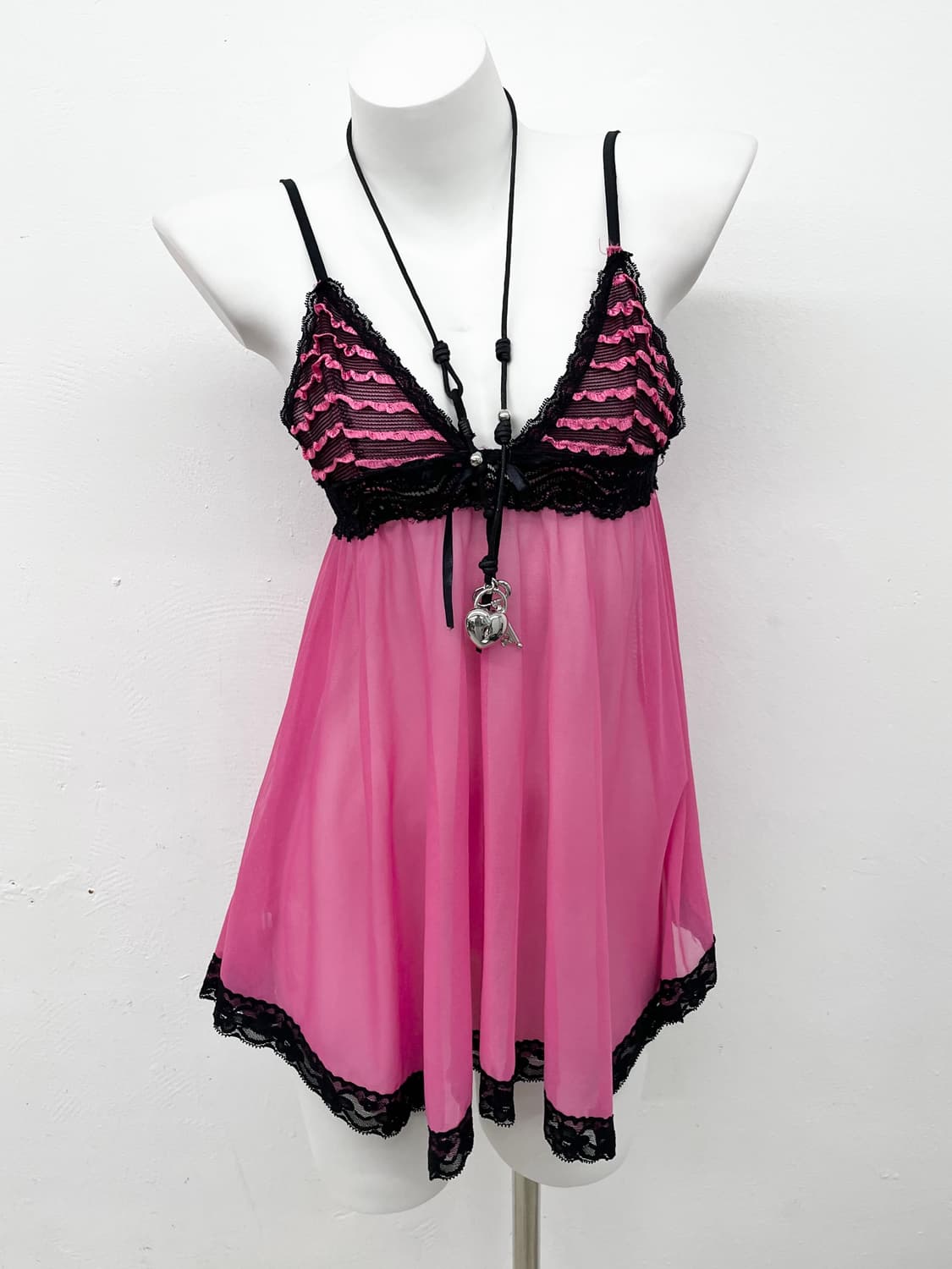 갸루 프릴 레이스 슬립 상품이미지1