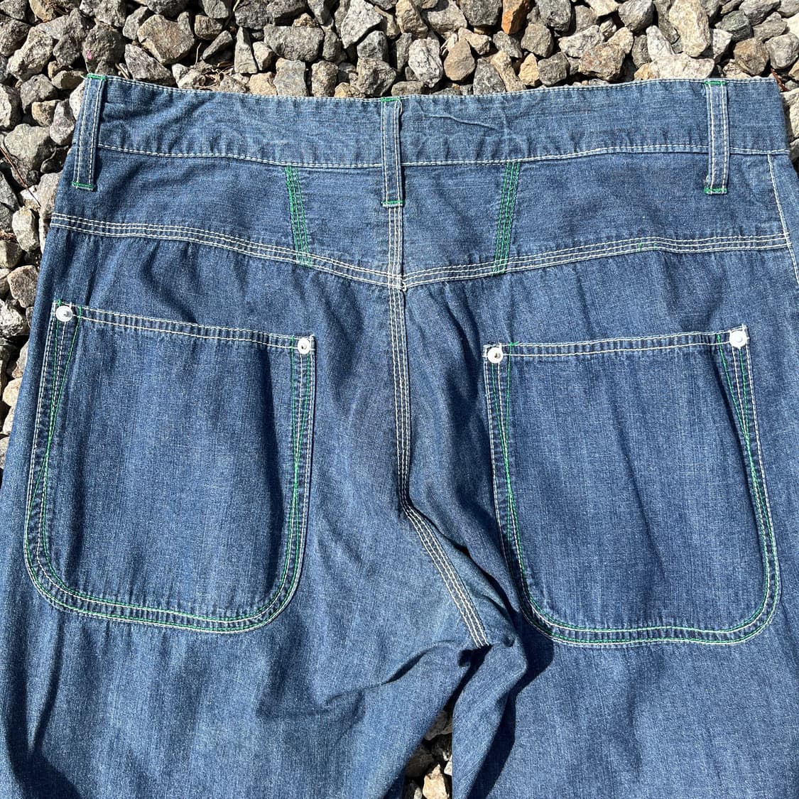 OUTDOOR 샴브레이 팬츠 (실측확인) 상품이미지7