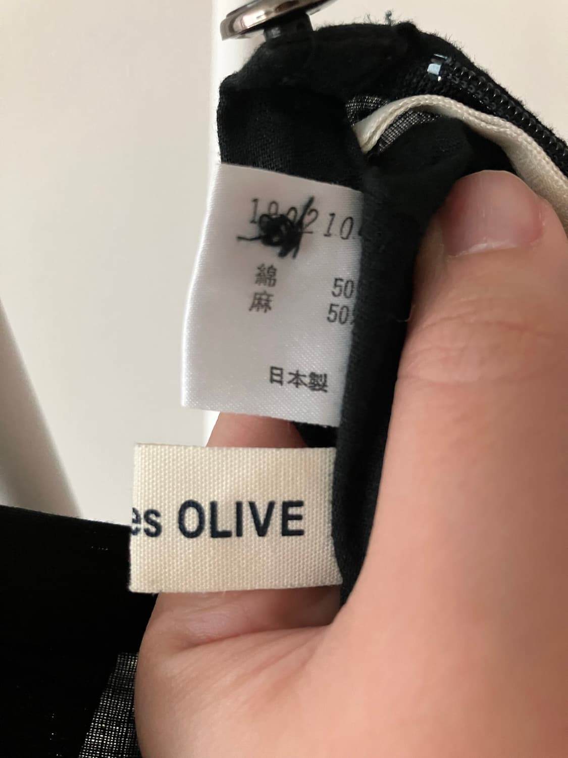 올리브데올리브 일본판 장미패턴 린넨혼방스커트 상품이미지7