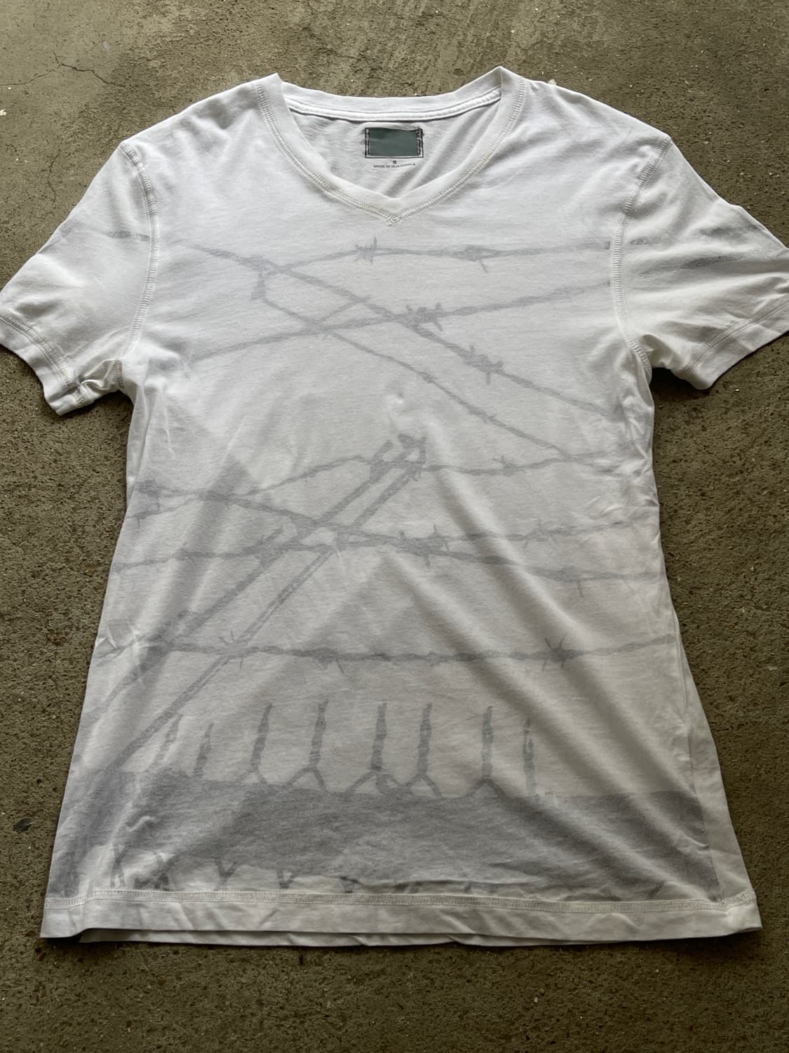 (Unknown)y2k both v neck t 상품이미지2