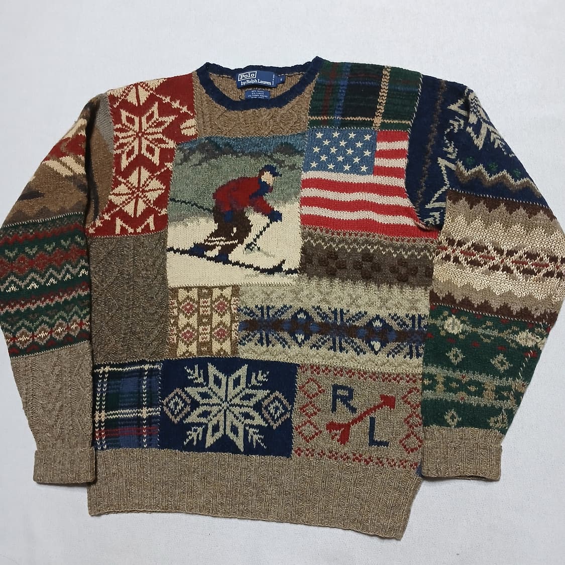 polo 폴로 랄프로렌 90s 일경물산 빈티지 니트 울 상품이미지1
