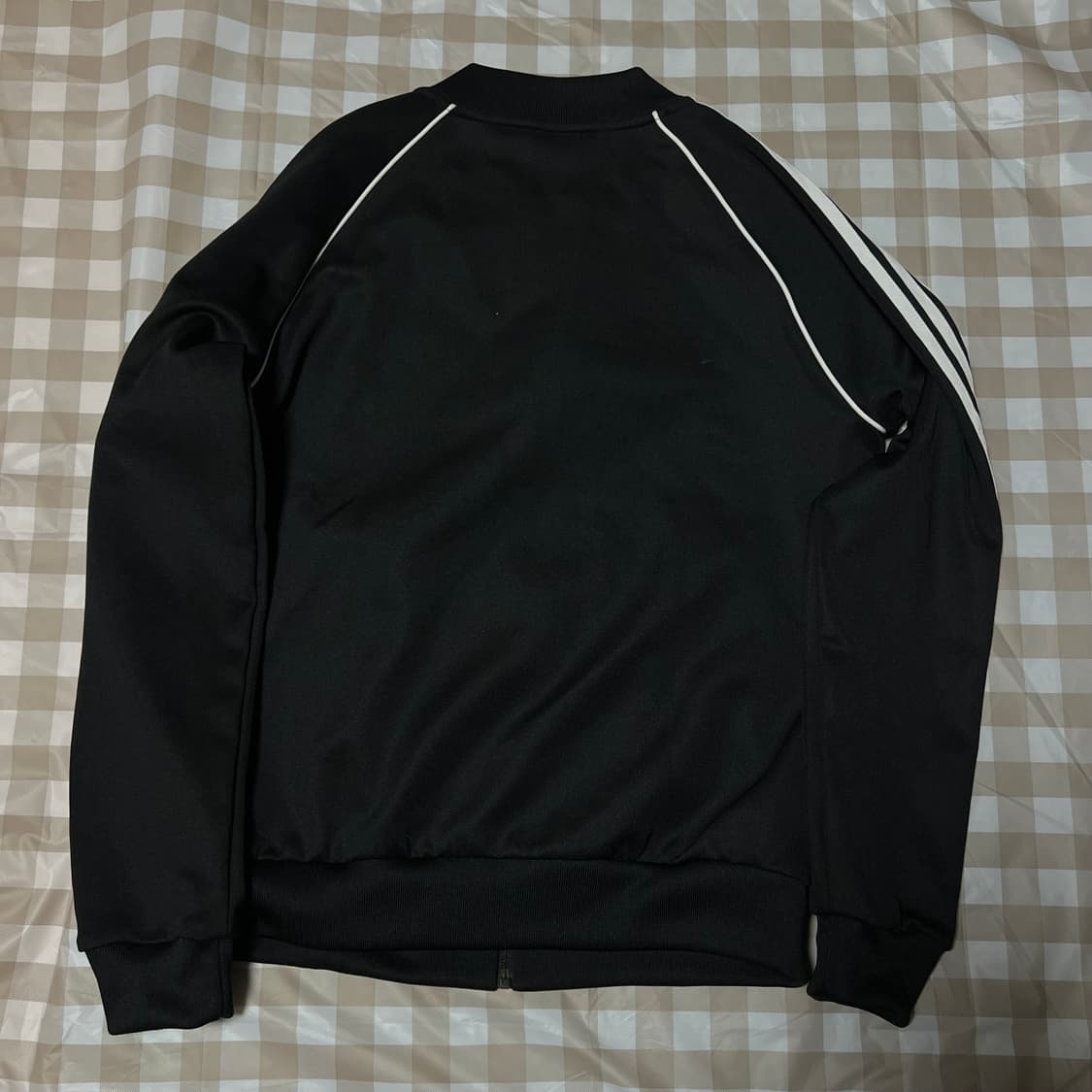 아디다스 슈퍼스타 져지 M 블랙 집업 삼선 트랙탑 트레이닝복 상품이미지3