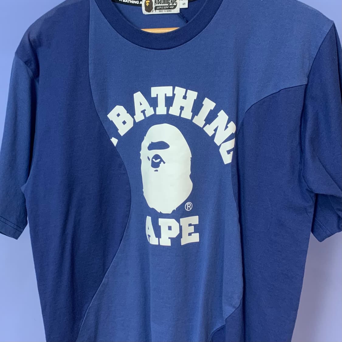 베이프 로고 레터링 반팔 상품이미지3