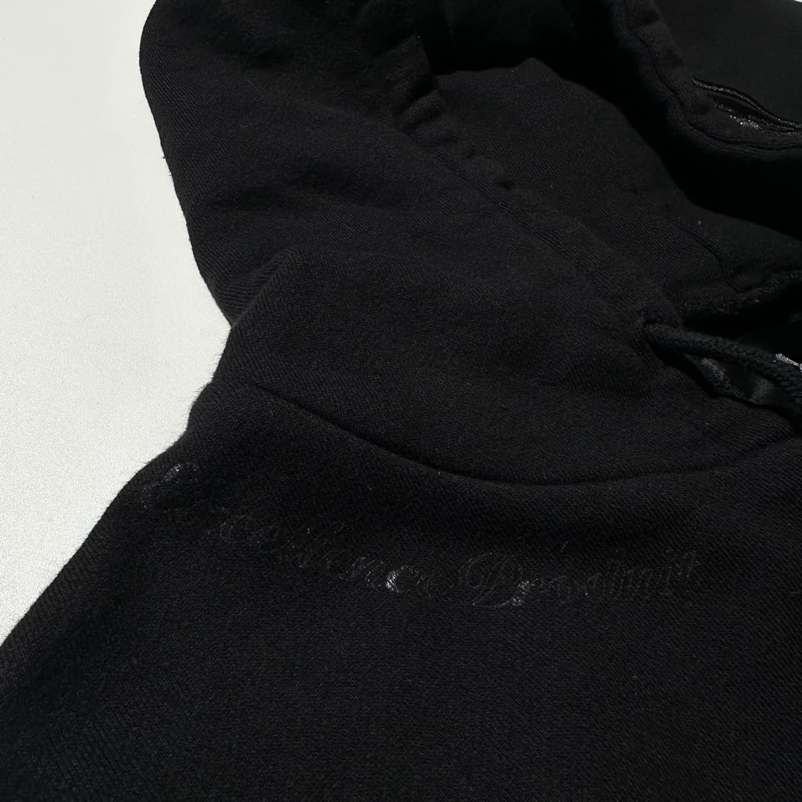 로엔 Y2K 큐빅 스컬 후드집업 블랙 상품이미지7