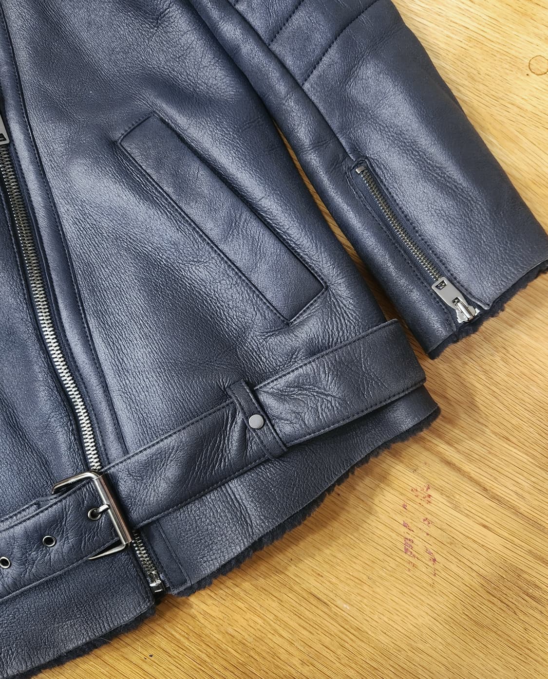 한섬 오즈세컨 양가죽 양털무스탕 상품이미지5