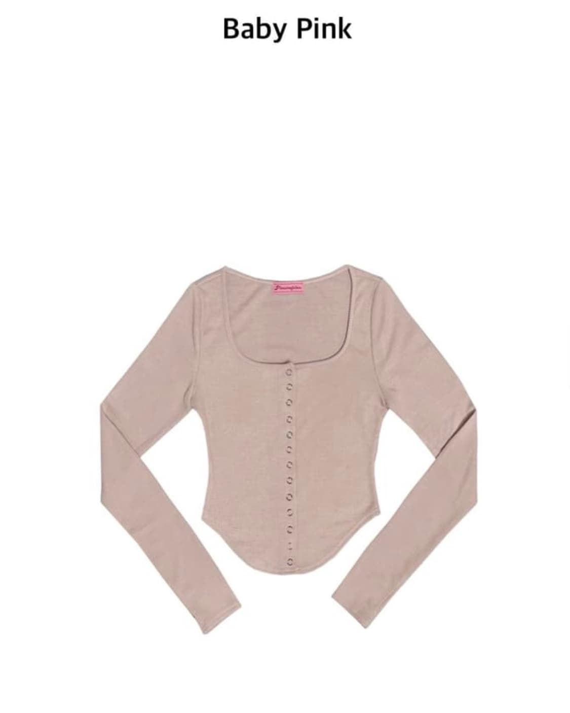 플노팔 베베탑 기모 베이비핑크 상품이미지1