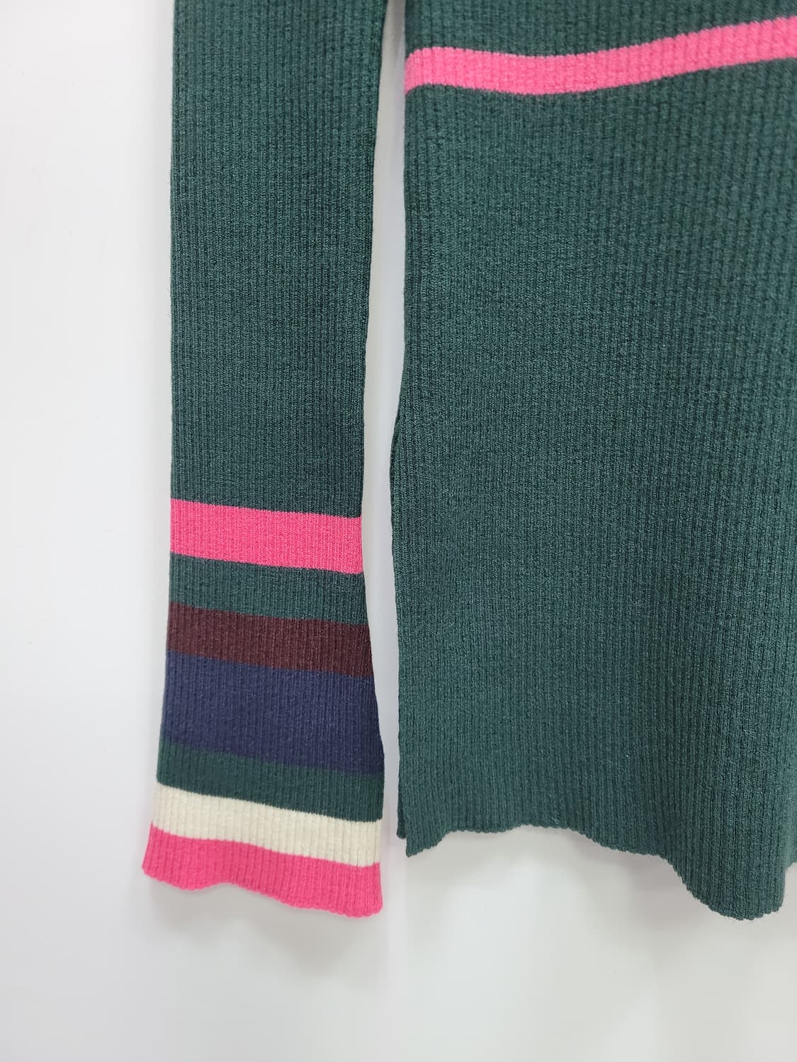 SJYP 에스제이와이피 멀티 스트라이프 울 니트 / 여 S 멀티컬러 상품이미지4