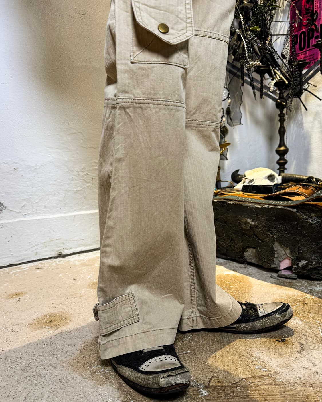 Utility Cargo Pocket flare pants 상품이미지3