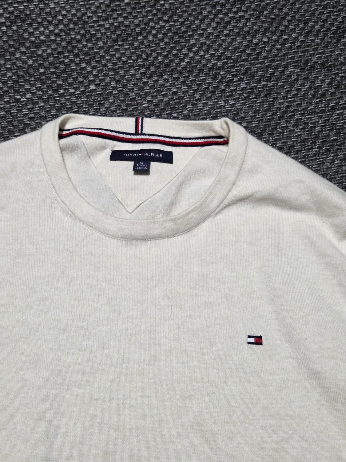 타미힐피거 오트밀 니트 L 상품이미지1