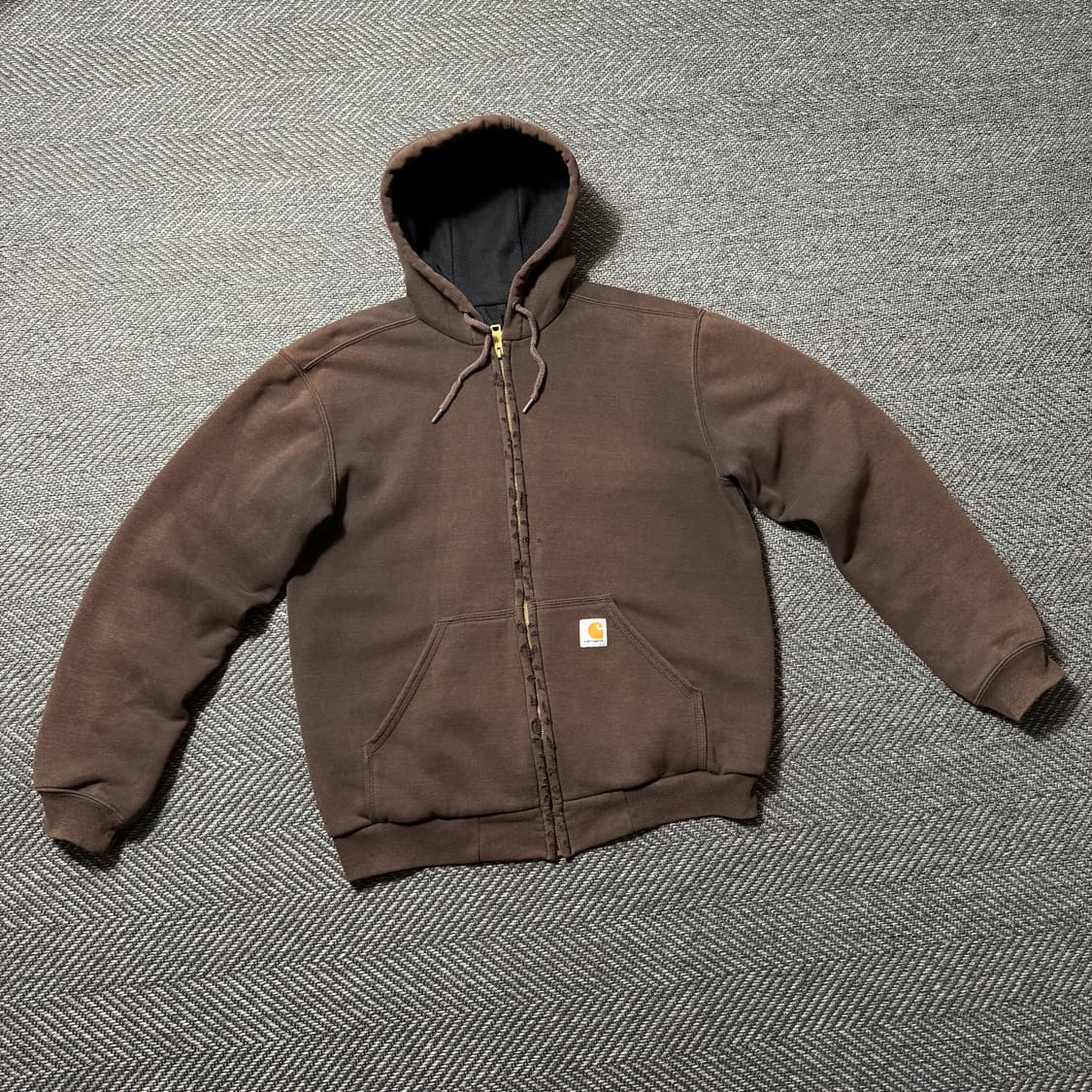 칼하트 레인디펜더 하드 페이딩 디스 후드 집업 자켓 상품이미지3