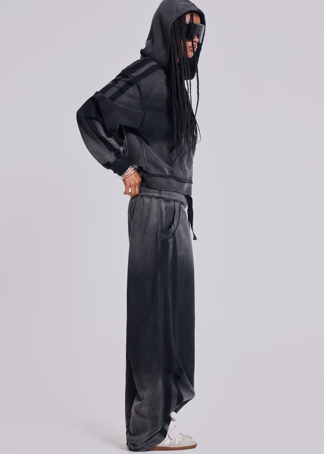 제이디드런던 그레이 스포츠 배기 몬스터 조거 상품이미지4