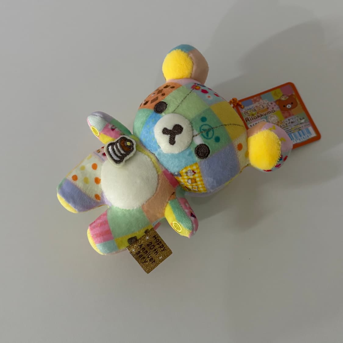 리락쿠마 20주년 패치워크 인형 키링 상품이미지1