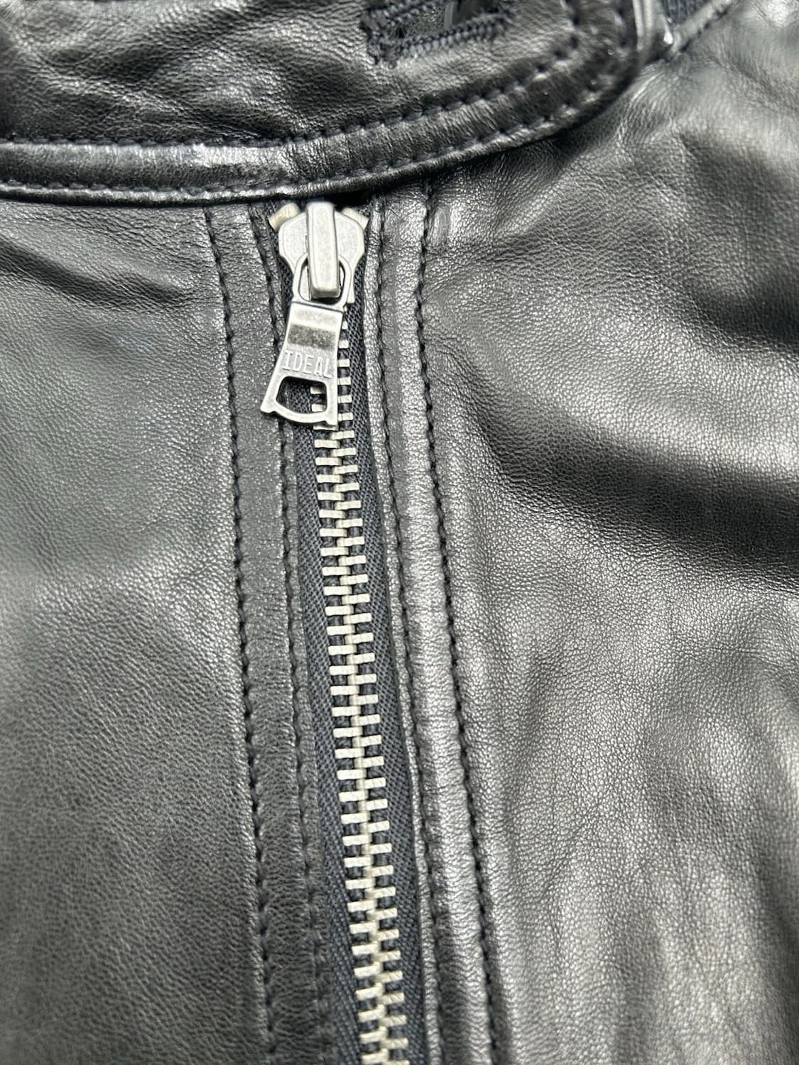 올드 갭 빈티지 블랙 레더 모토 자켓 상품이미지5