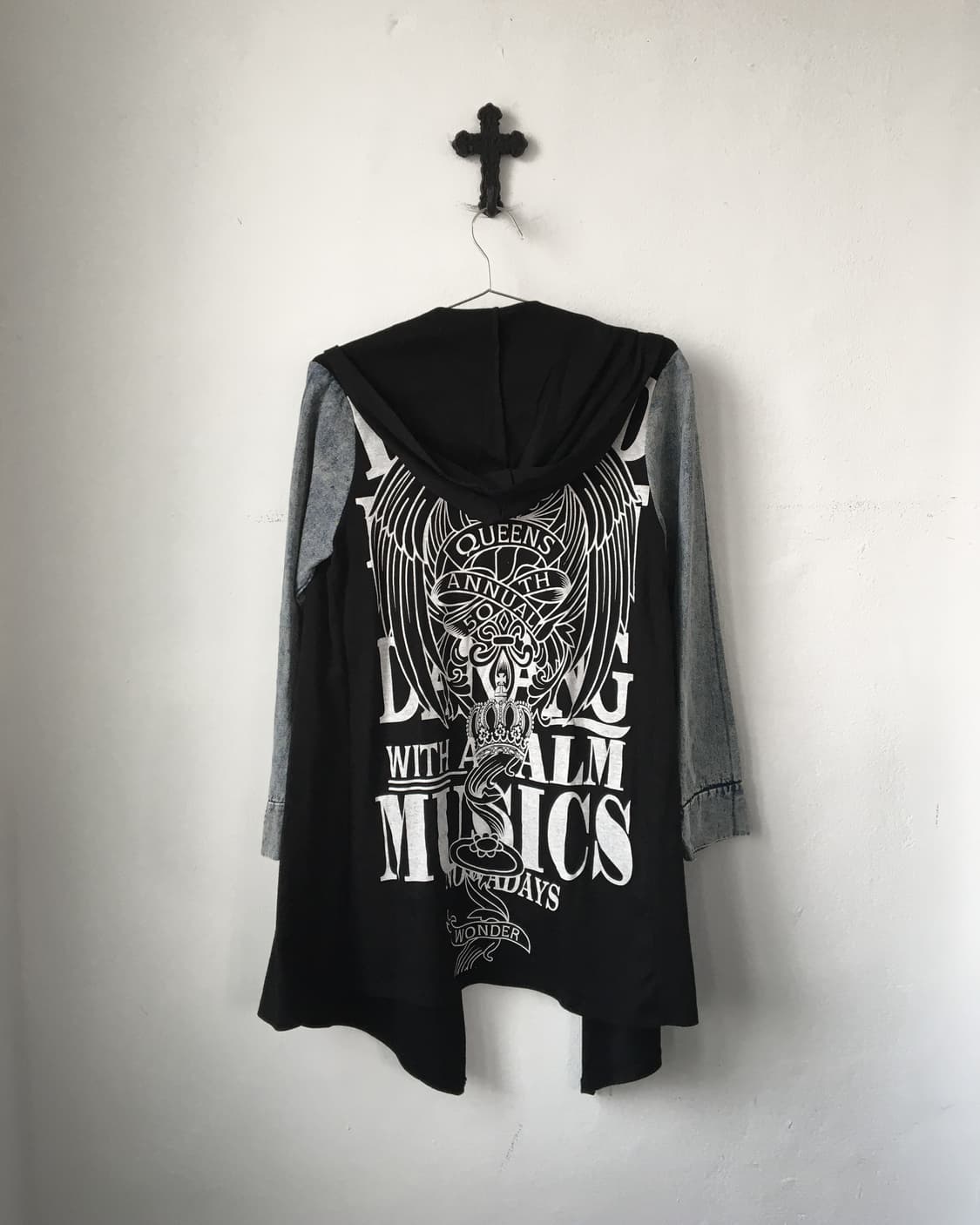 Back printing point hood drape open card 상품이미지2