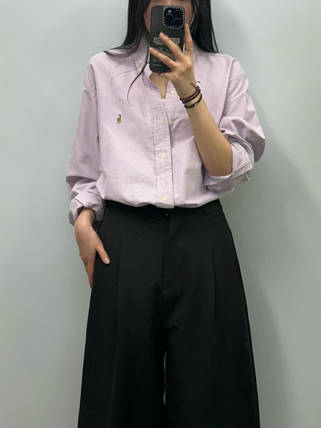 폴로 랄프로렌 라벤더 옥스포드 셔츠 상품이미지1