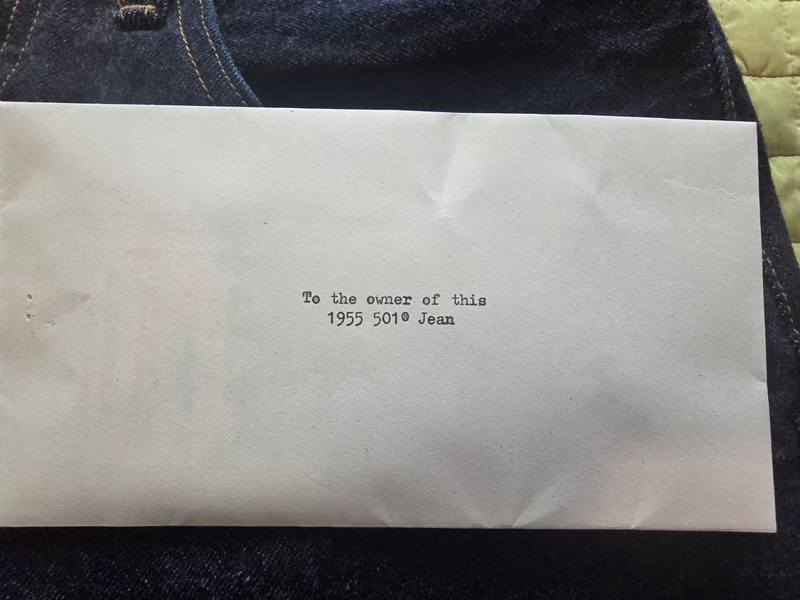 리바이스 LVC 501 1955년 모델 W34 L30 다크인디고 판매 상품이미지5