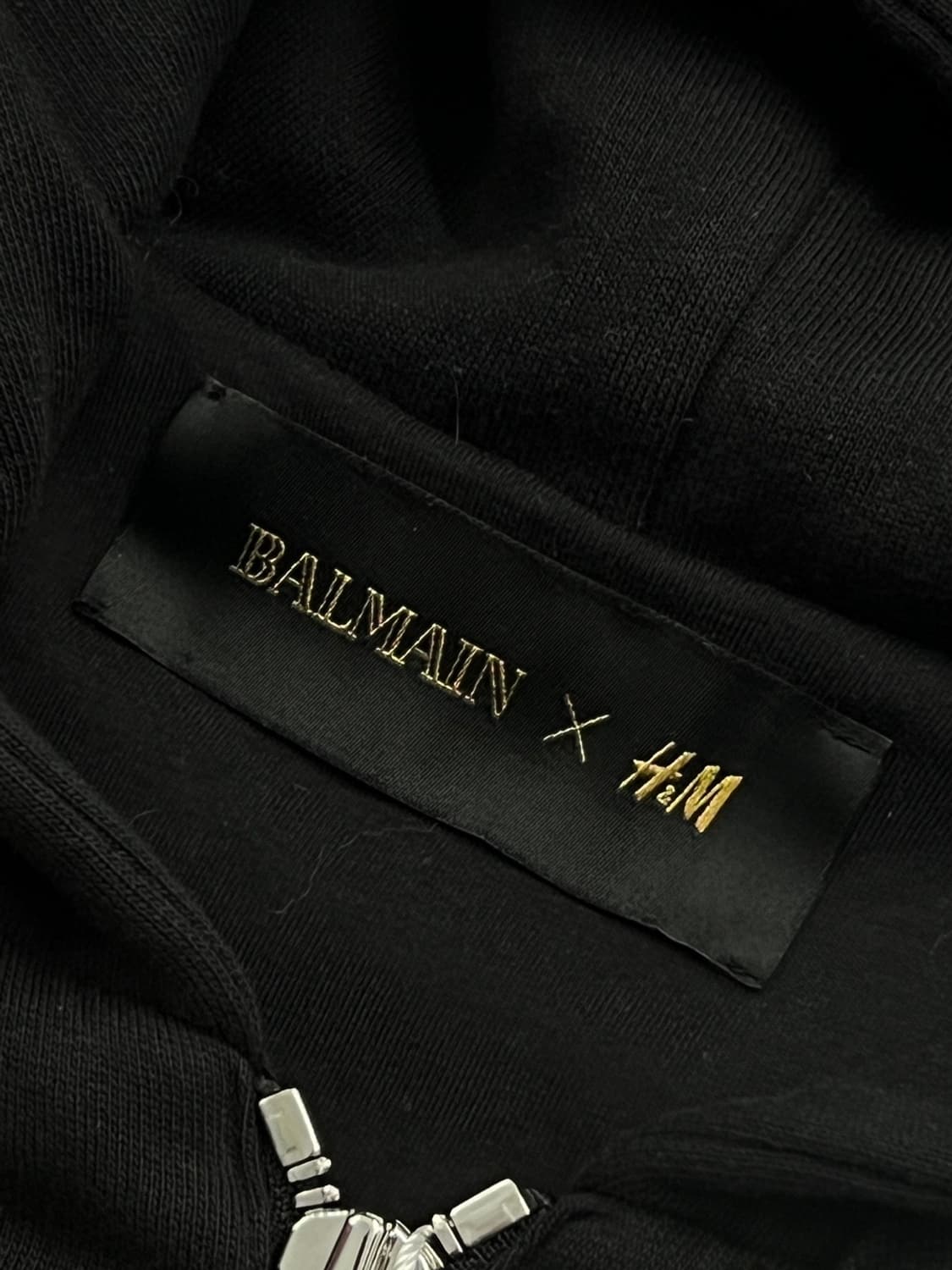 발망 X H&M 패널 바이커 후드집업 상품이미지6