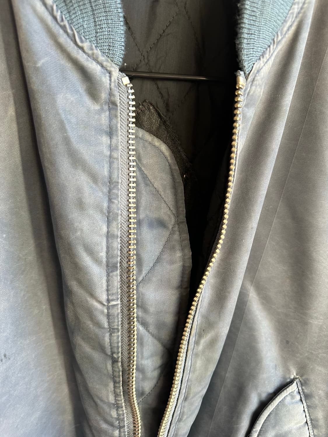 워시드 봄버자켓 ma-1 상품이미지3