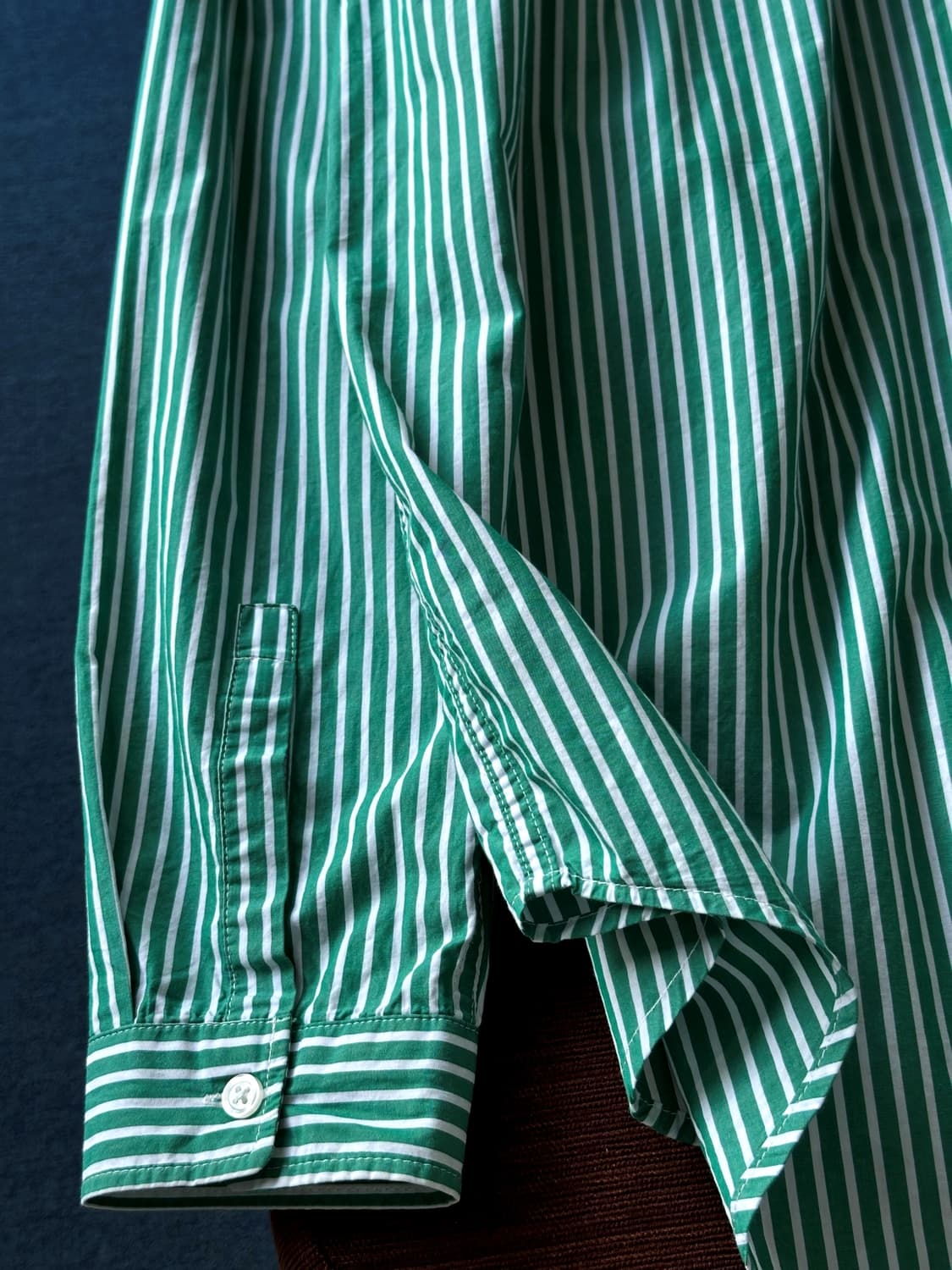 Light cotton big silhouette stripe shirt 상품이미지5