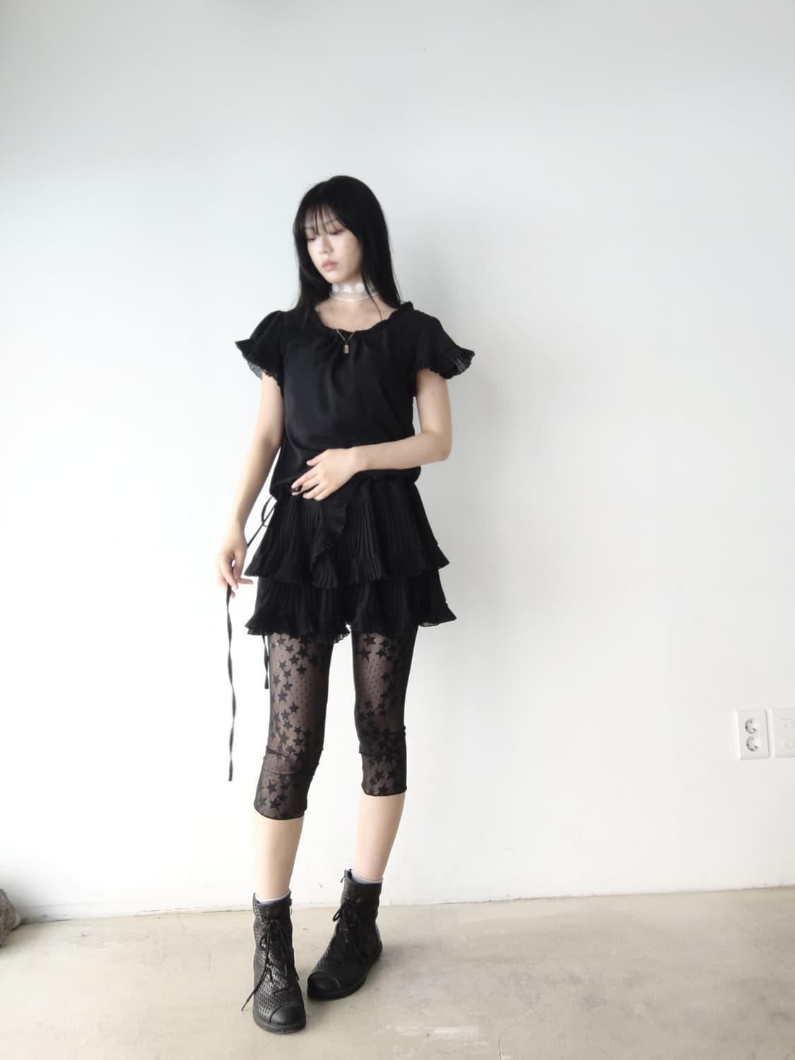 Du chiffon strap can can ops 상품이미지8