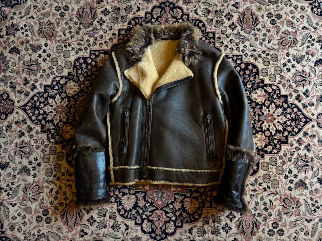 아비렉스 카우하이드 무톤 레더 자켓 100 상품이미지1