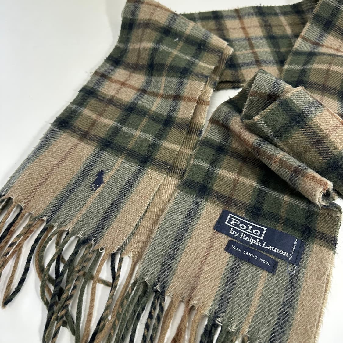 OS 폴로 랄프로렌 체크 머플러 목도리 상품이미지2
