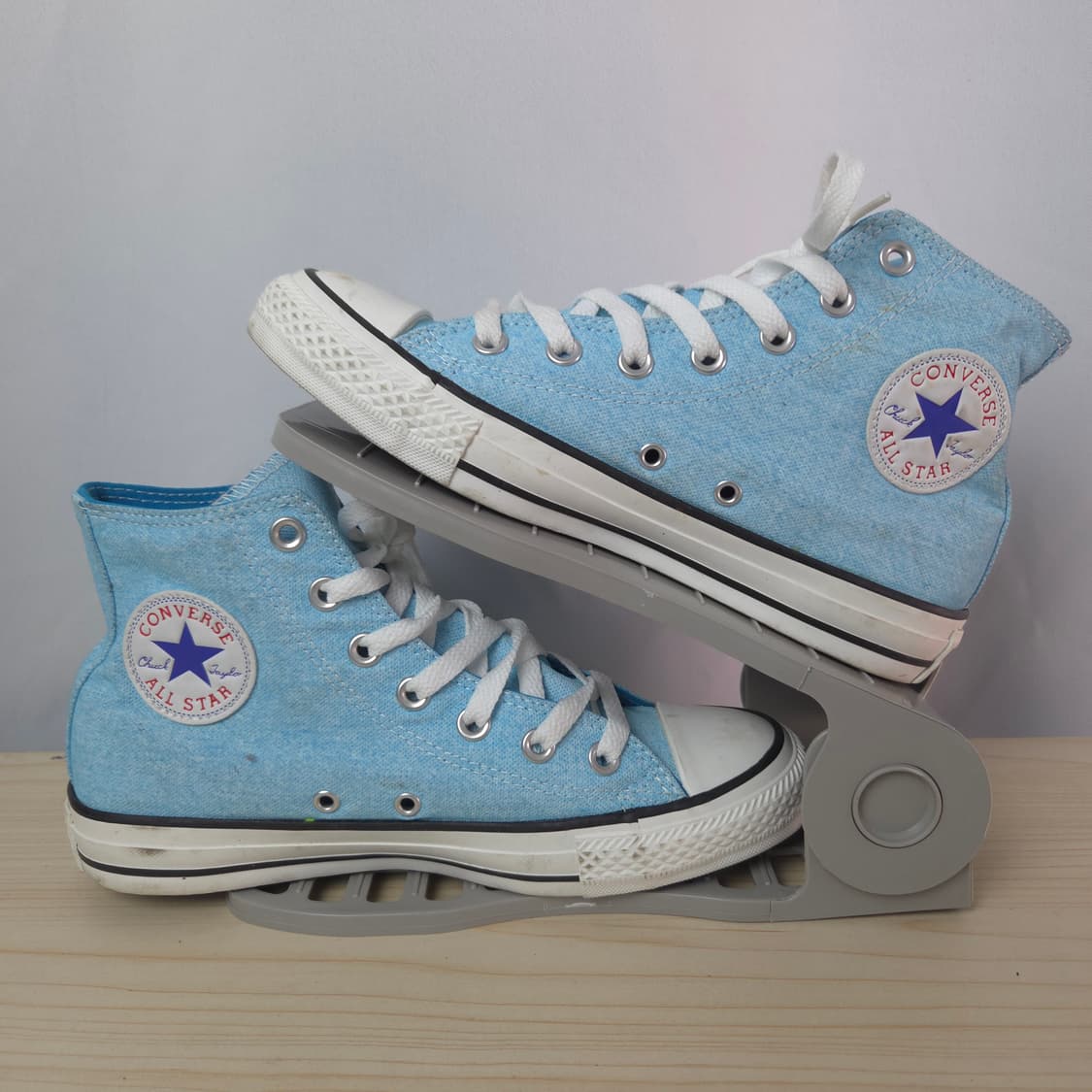 240 컨버스 척 테일러 올스타 시즈널 컬러 라이트 블루 운동화 스니커즈 상품이미지5
