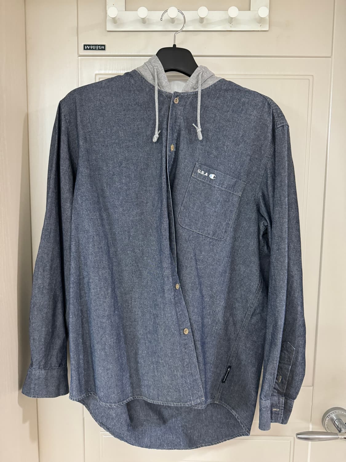 챔피언 후드 셔츠 M 상품이미지1