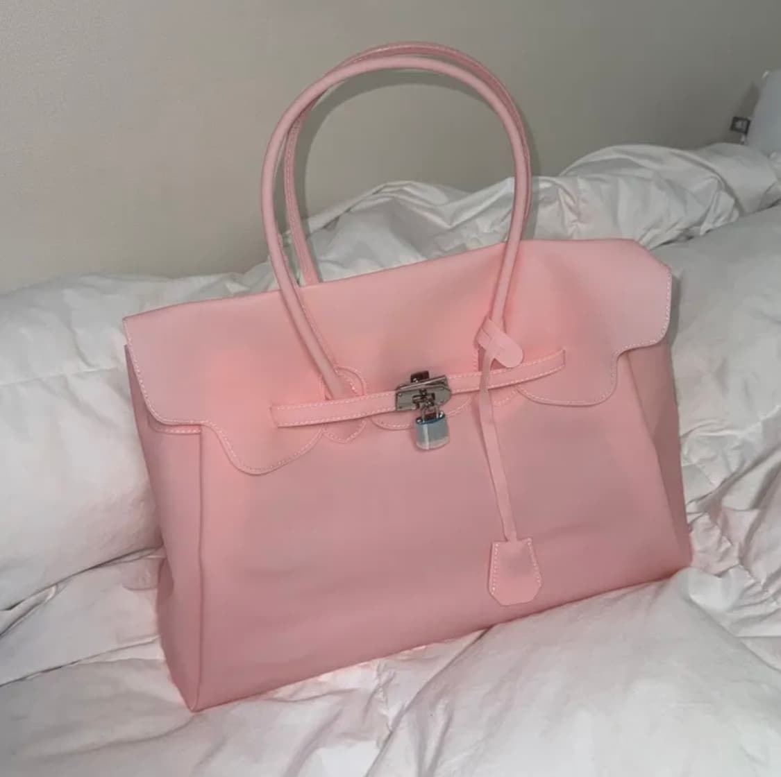 (당일발송) jelly bag baby pink 젤리 퍼킨백 베이비핑크 상품이미지1