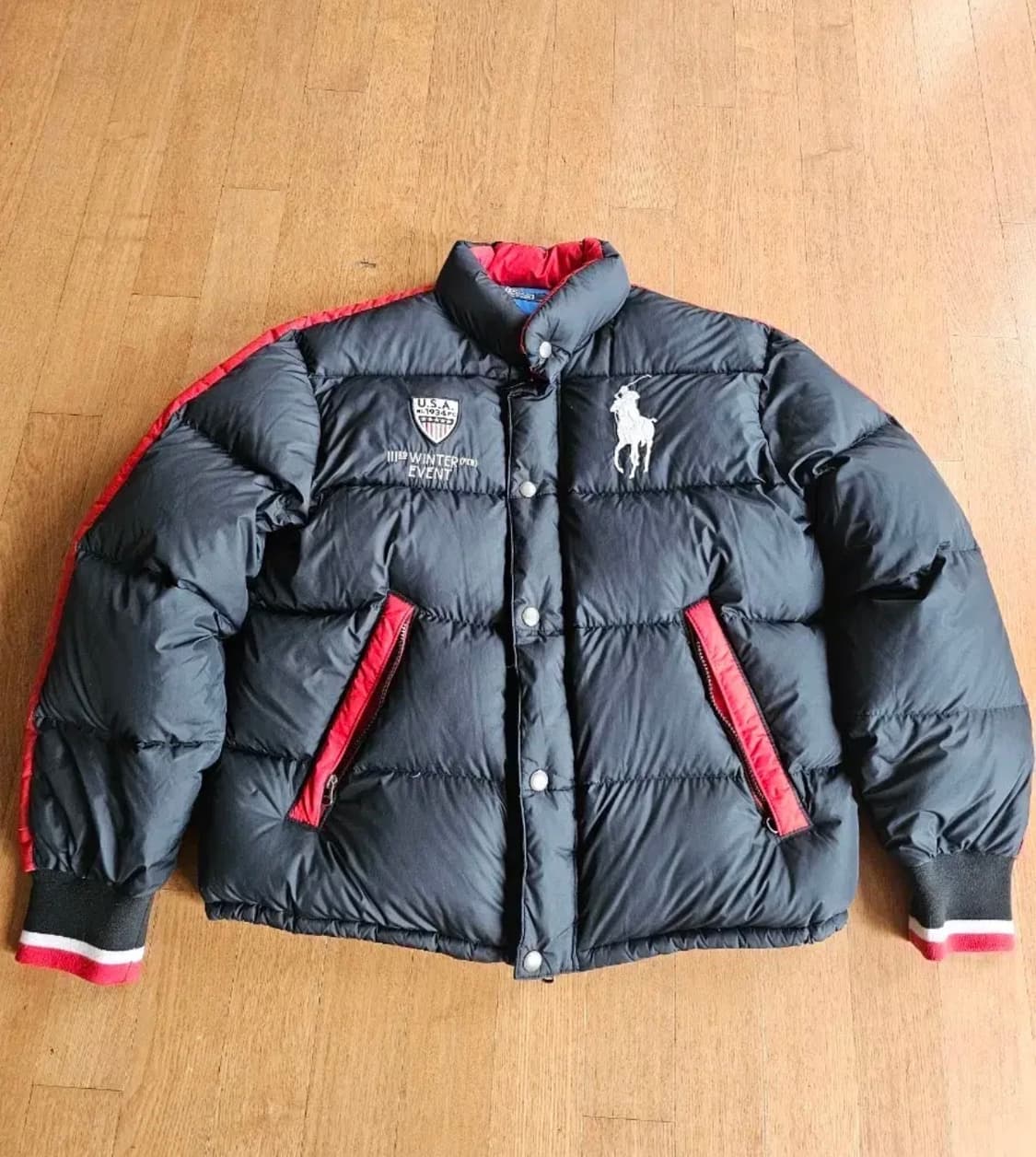 정품 폴로랄프로렌 빅포니 1934 올림픽 패딩 XL 상품이미지1