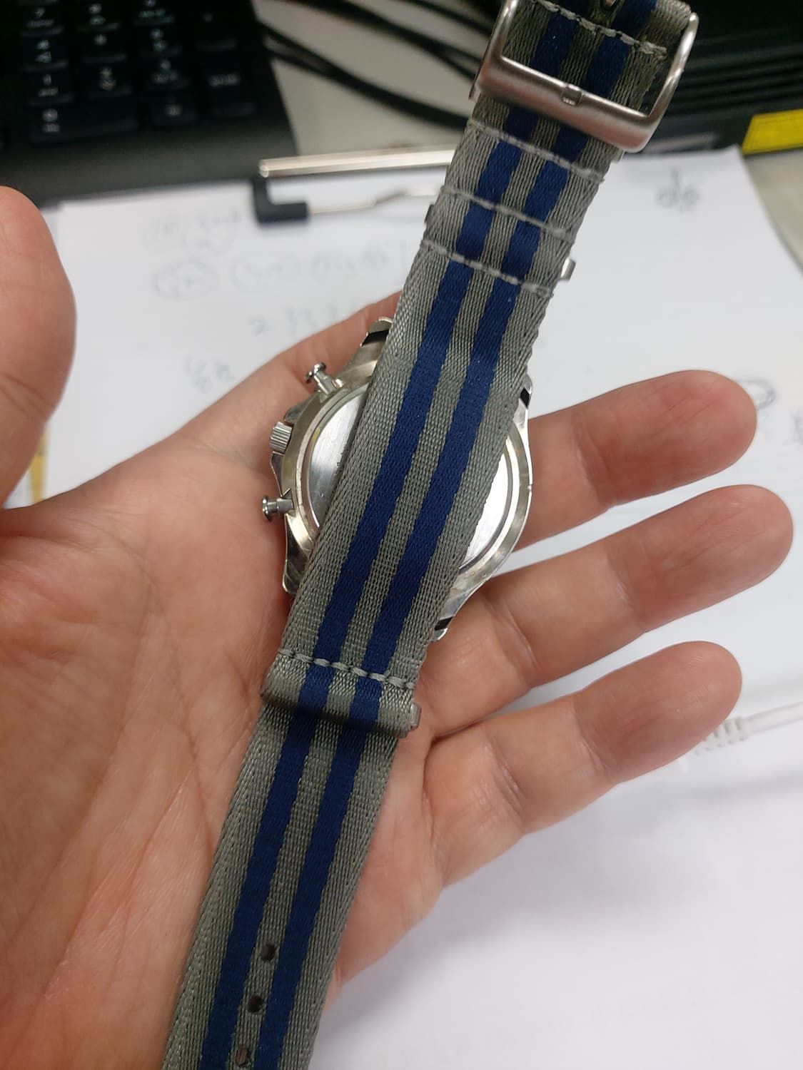 A.G. Spalding & Bros 빈티지 스타일의 시계입니다
크로노그 상품이미지3